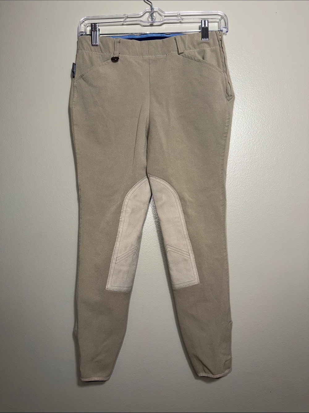 Ovation Tan Knee-Patch Equestrian Riding Breeches 16
